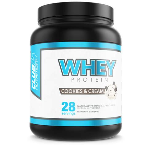 Whey Protein 2lb Club4fitness