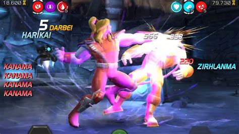 Marvel Mcoc Variant Omega Red Vs Colossus Boss Fight Youtube