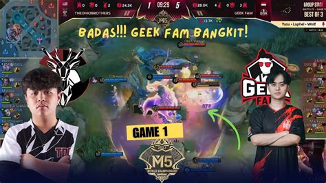 Geek Fam Bangkit Highlights Geek Fam Vs Tob Game M Fase