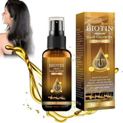 Hair Growth Product Biotin Fast Growing Hair Essential Oil Hair Loss Spray Anti Hair Loss