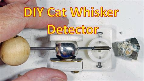 Crystal Radio DIY Cat Whisker Detector Pt 1 4K YouTube