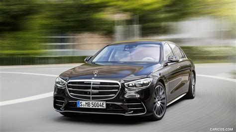 2021 Mercedes Benz S Class Plug In Hybrid Color Onyx Black Front Three Quarter Caricos