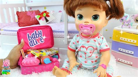 Baby Alive Sara Comilona Mostra Lancheira Para Creche Da Escolinha Das