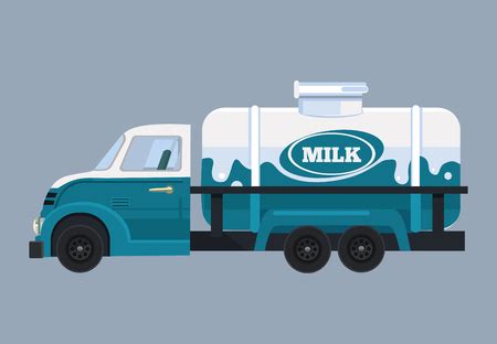 Milk Tanker Ilustraci N De Stock Libres De Derechos Stocklib