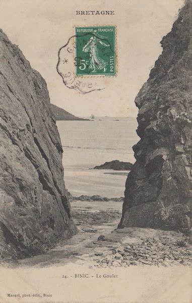 Binic Le Goulet Carte Postale Ancienne Et Vue D Hier Et Aujourd Hui