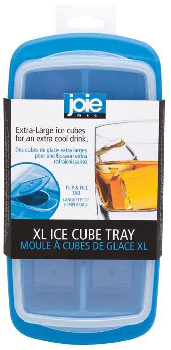 Joie Plastic Ice Cube Tray With Flip And Fill Tab Extra Large