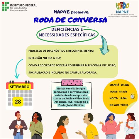 Napne Promove Roda De Conversa Sobre Defici Ncias E Necessidades