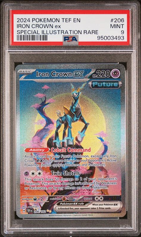 Pokemon Tef En Temporal Forces Iron Crown Ex Special