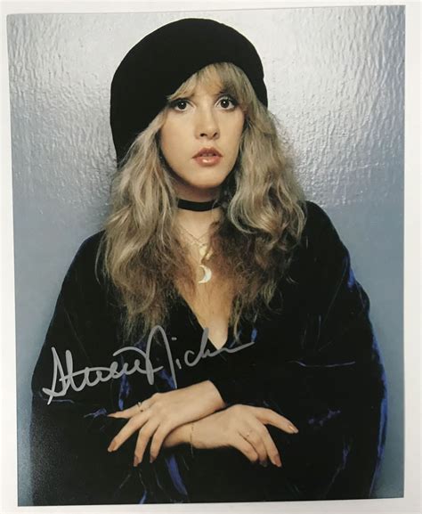 AACS Autographs Stevie Nicks Autographed Glossy 8x10 Photo