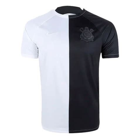 Camisa Corinthians Pré Jogo 23 24 Torcedor Nike Masculina Preto