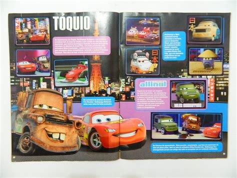 Álbum De Figurinha Carros 2 Pixar Disney Completo R 50 00 em Mercado