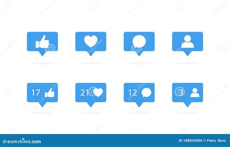 Speech Bubble Like Follower Comment Notification Heart User Icon