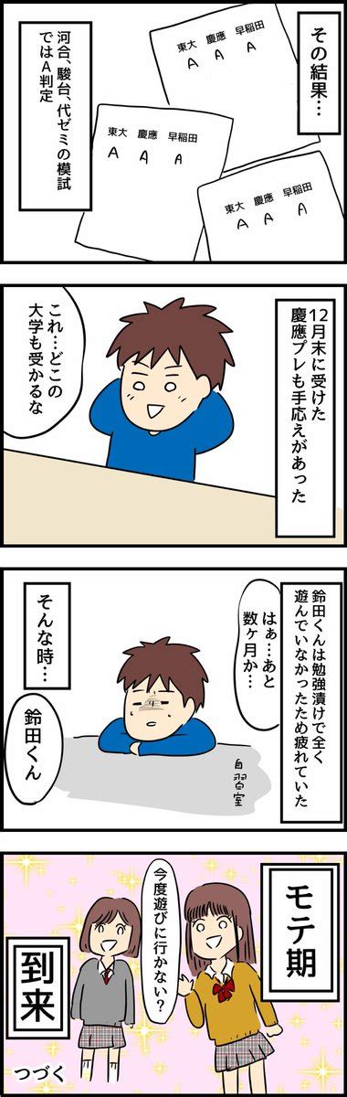 「半年で偏差値48から80にあげた鈴田くんの話【48】 」人間まおの漫画