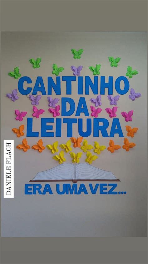 CANTINHO DA LEITURA Preschool Classroom Decor Preschool Art