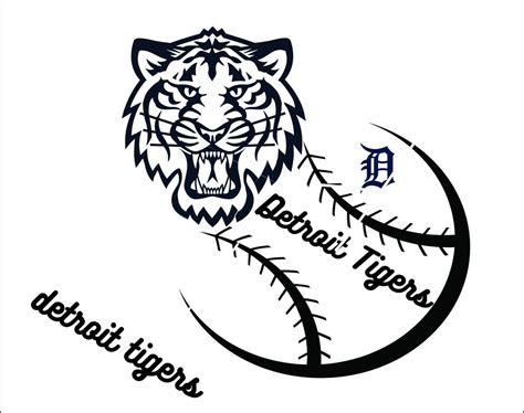 Tigers Detroit Printable Logo Coloring Pages Printabletemplates Delpha