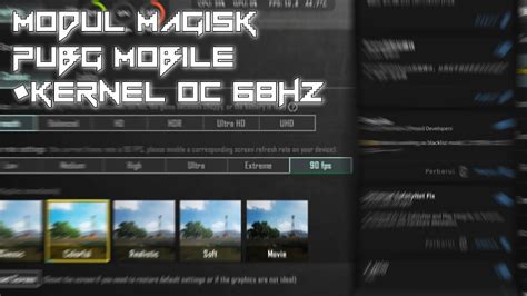 Racikan Modul Buat Pubg Mobile Redmi Note 8 Ginkgo Kernel Oc 68Hz