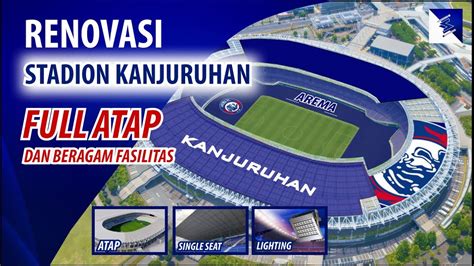 Stadion Kanjuruhan Akan Direnovasi Dengan Full Atap Dan Beragam