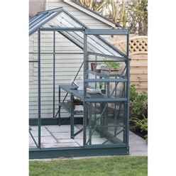 ShedsWarehouse Vita Greenhouses 6ft X 12ft Value Green Metal