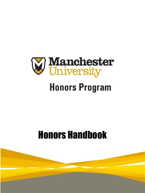 Fillable Online Fillable Online Honors Program Handbook Table Of