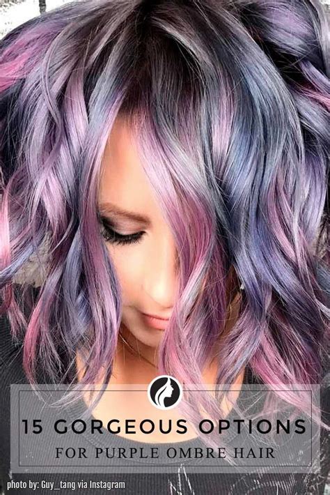 The Packed Collection Of The Most Vivid Purple Ombre Hair Ideas