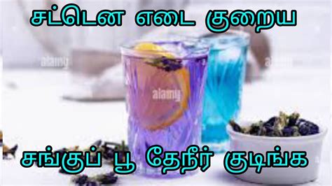 Butterfly Pea Blue And Lavender Tea For Weight Loss உடல் எடையை குறைக்க