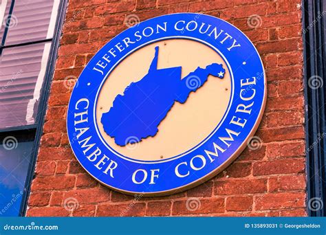 Jefferson County Chamber of Commerce Sign Editorial Photo - Image of ...