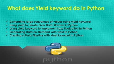 What Does Yield Keyword Do In Python Spark By {examples}