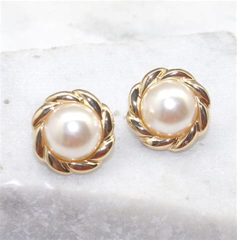 Pearl Clip On Earrings - Best of Everything | Online Shopping