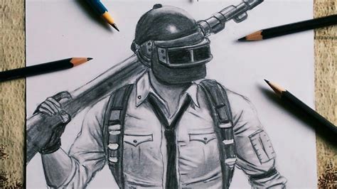 Pubg Player Drawing Pubg Drawing Youtube