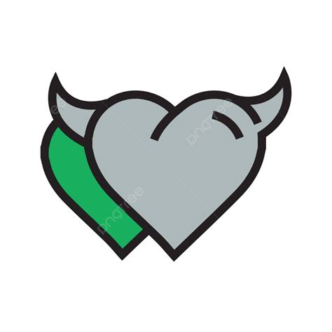 Devil Heart Icon Twinsgreen Feeling Demon Red Vector Feeling Demon