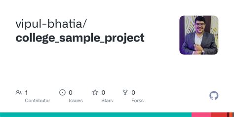 Github Vipul Bhatiacollegesampleproject