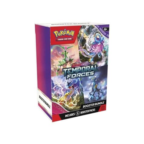 Pokémon Tcg Scarlet And Violet Temporal Forces Booster Bundle 6 Packs