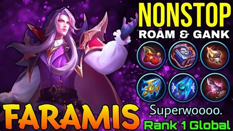 Nonstop Roam Gank Faramis Mvp Midlane Top Global Faramis By