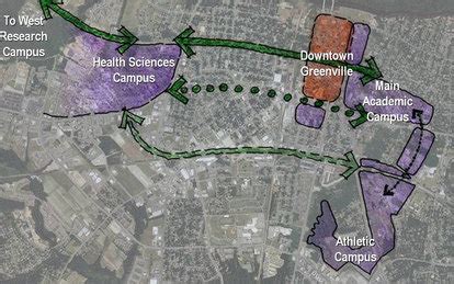 ECU Campus Map Buildings