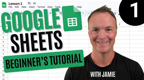 Beginners Google Sheets Tutorial Lesson Youtube