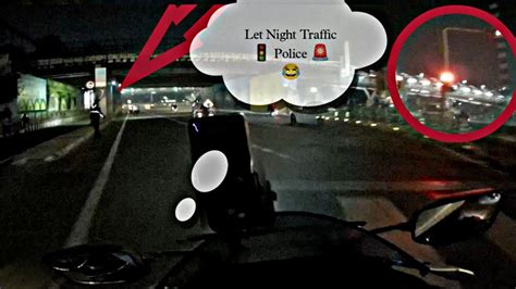 Late Night Traffic ⛔🚦 Police 🚓 Rider Xtm Rider Youtube