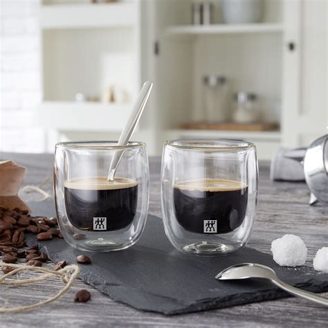 Zwilling Çift Cidarlı 2 li Espresso Bardağı Karaca