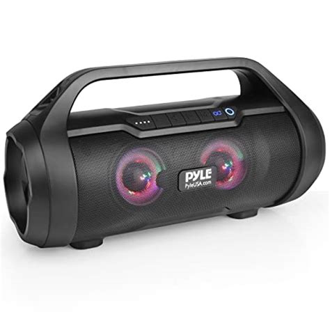 Bring The Party Anywhere Enjoy Wireless Music With Pyle Portable Bluetooth Boombox Speaker