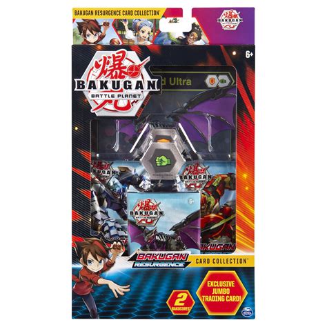 Bakugan Deluxe Battle Brawlers Card Collection With Jumbo Foil Garganoid Ultra Card For Ages 6