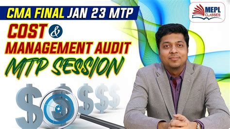 CMA Final Jan 23 Cost Management Audit MTP Session MEPL Mohit