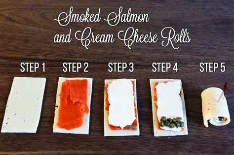 Smoked Salmon And Cream Cheese Rolls Recipe