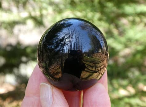 Black Obsidian Sphere Obsidian Ball Obsidian Crystal Sphere | Etsy