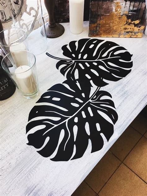 Monstera Leaf Metal Wall Art Wall Hanging Home Decor Metal Etsy