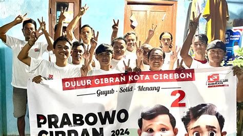 Buruh Harian Di Kota Cirebon Dukung Prabowo Gibran Di Pilpres Kabar