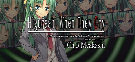 Higurashi When They Cry Kai Ch5 Meakashi 2017 Box Cover Art