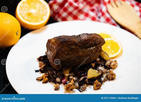 Roasted Veal Shoulder Stock Image Image Of Beef Gourmet 291113409