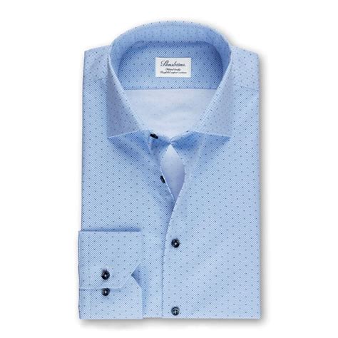 Stenstroms Leaf Patterned Fitted Body Shirt – Michael Duru Clothiers