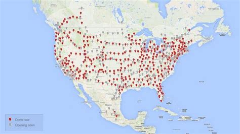 Tesla Charging Locations Map