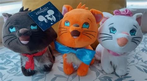 DISNEYLAND PARIS EXCLUSIVE Aristocats Kittens Plush Marie Berlioz