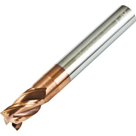 High Strength High Hardness 4 Flute Carbide End Mill 6mm Diameter